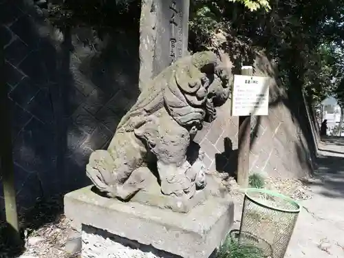 喜連川神社の狛犬