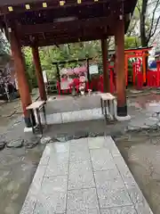 新田神社の手水