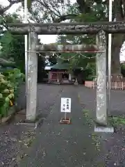 伊勢神明社の鳥居