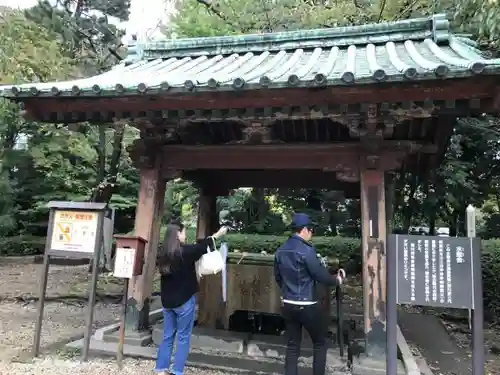 増上寺の手水