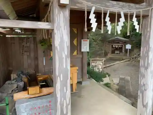 鶴峯八幡宮の手水舎