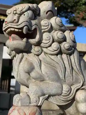 尾久八幡神社の狛犬