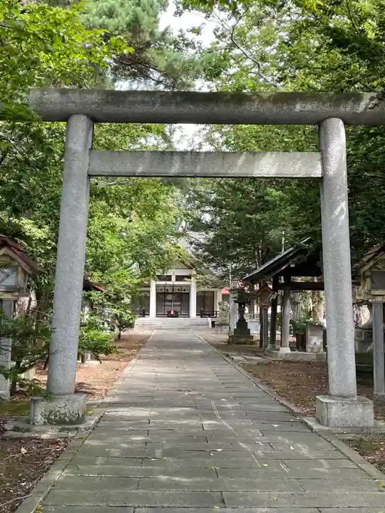 妹背牛神社の鳥居