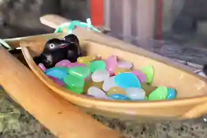 くまくま神社(導きの社 熊野町熊野神社)の手水舎(2021年11月13日(土) 18時38分08秒投稿)