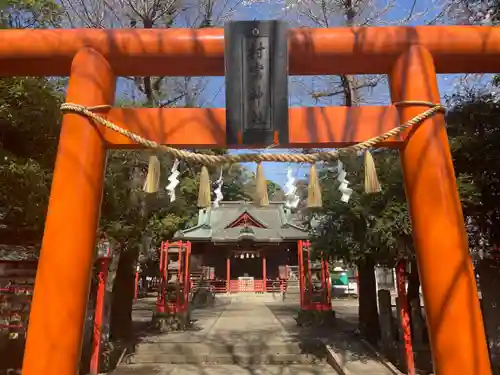 村富神社の鳥居