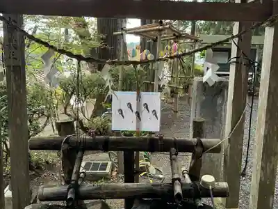 坪沼八幡神社の手水舎