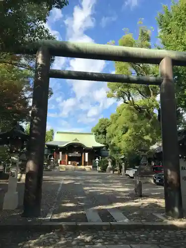 溝旗神社（肇國神社）の鳥居