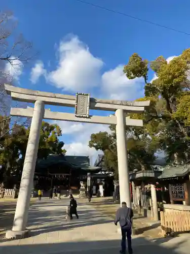 石切劔箭神社の鳥居