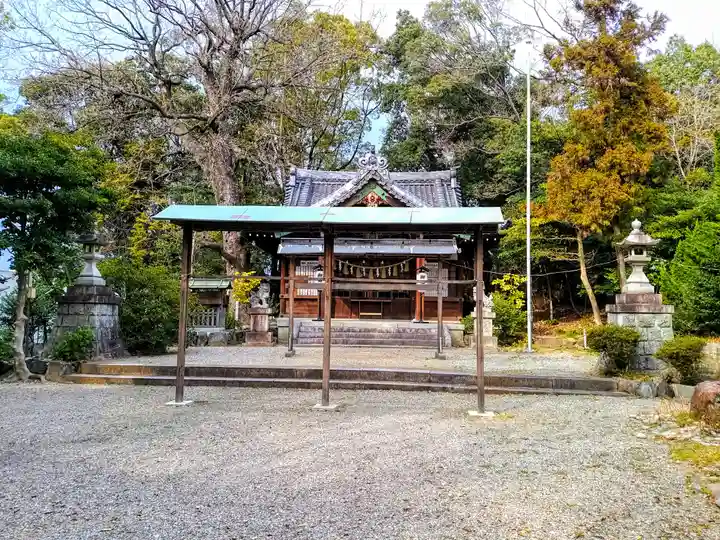 蝮ヶ池八幡宮の本殿・本堂
