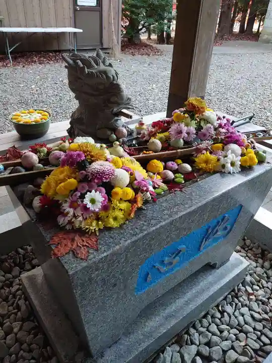 滑川神社 - 仕事と子どもの守り神の手水舎