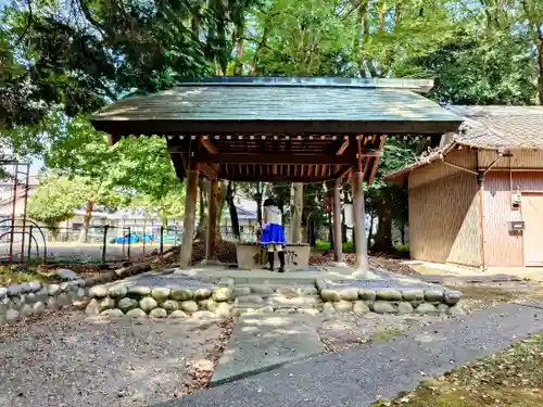 神明社（外坪神明社）の手水