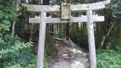 真南条下八幡神社の鳥居