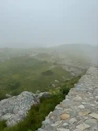 雄山神社峰本社の周辺