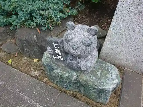 中野沼袋氷川神社の狛犬