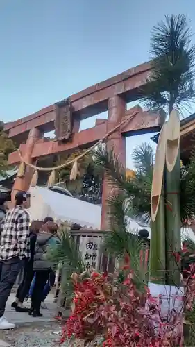 由加山 由加神社本宮の鳥居