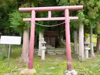安智羅神社(松尾古城跡)の鳥居
