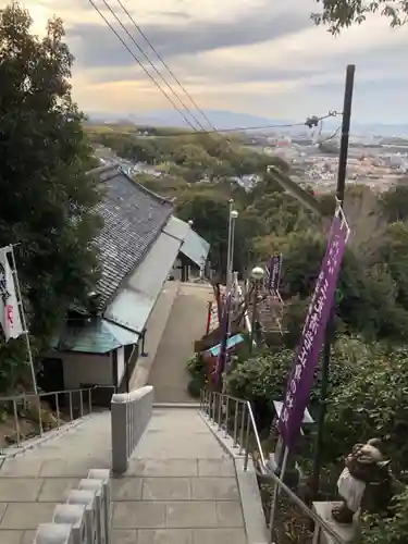 星田妙見宮の景色