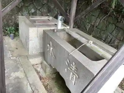 神明神社（野口）の手水舎