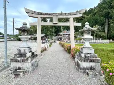 諸木神社の鳥居