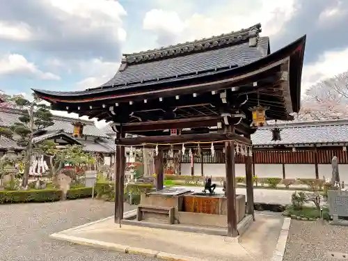 沙沙貴神社の手水舎
