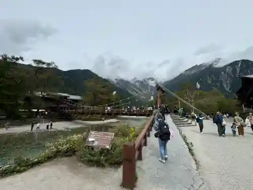 穂高神社奥宮の周辺