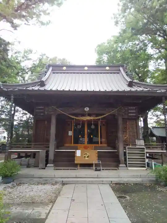 丸子山王日枝神社の本殿・本堂