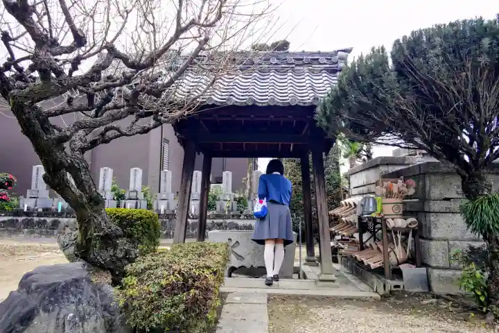 普門寺の手水舎