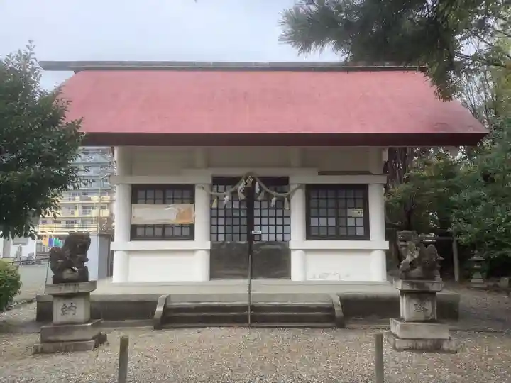 二ツ杁神明社の本殿・本堂