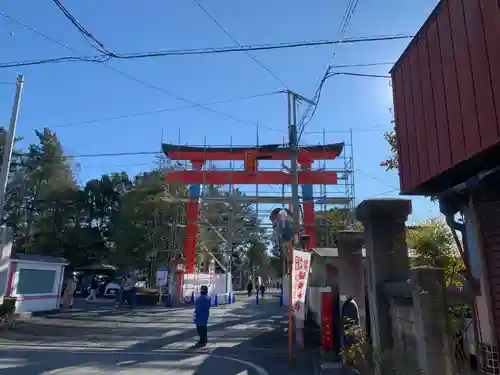 正ノ木稲荷 稲積神社の鳥居