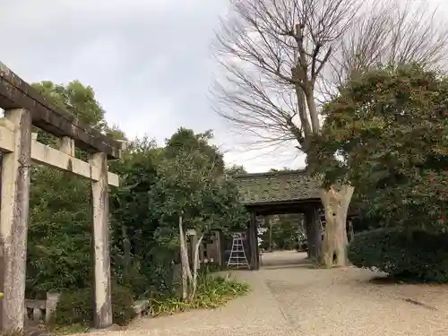 小田井縣神社の鳥居