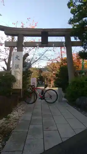 鳩森八幡神社の鳥居