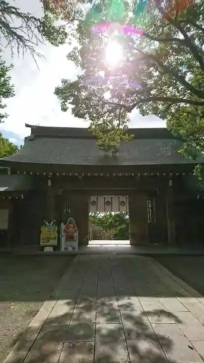 菊池神社の山門・神門