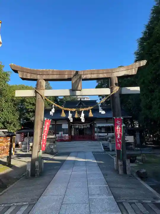 新羅神社の鳥居