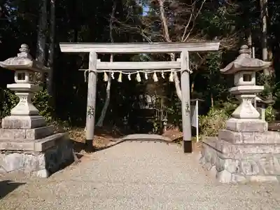 川添神社の鳥居