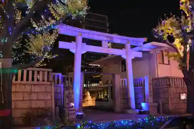 難波神社の鳥居