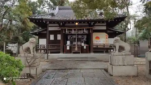 安居神社の本殿