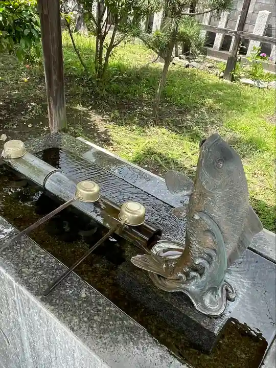 荒生田神社の手水舎