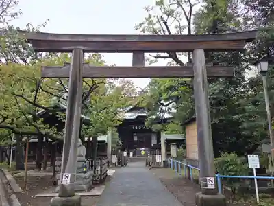 荏原神社の鳥居
