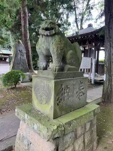 朝日森天満宮の狛犬
