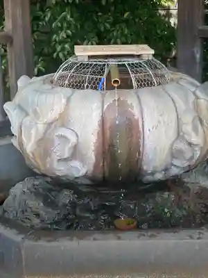 五條天神社の手水舎