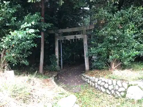 明星神社の鳥居