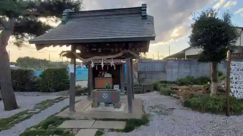 勝呂神社の手水舎