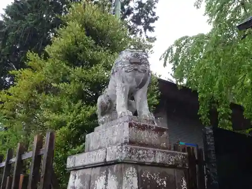 開成山大神宮の狛犬