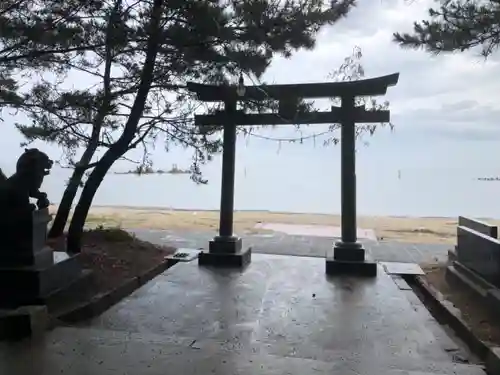 八幡奈多宮の鳥居