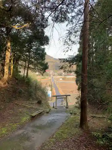 熊野神社の景色