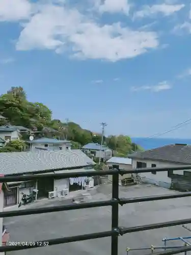 伊豆山神社の景色