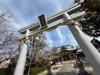 植田八幡宮の鳥居