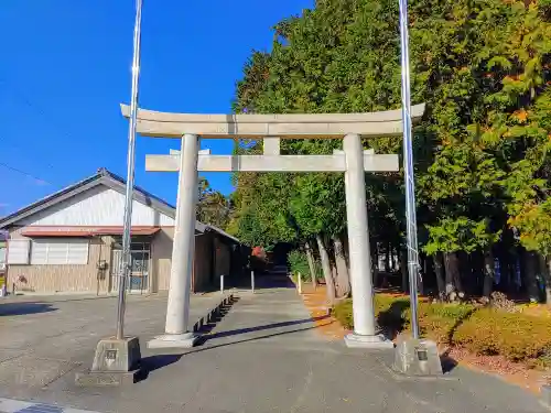 日割神社（西中野）の鳥居