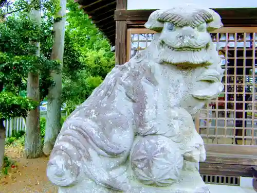 祖母井神社の狛犬