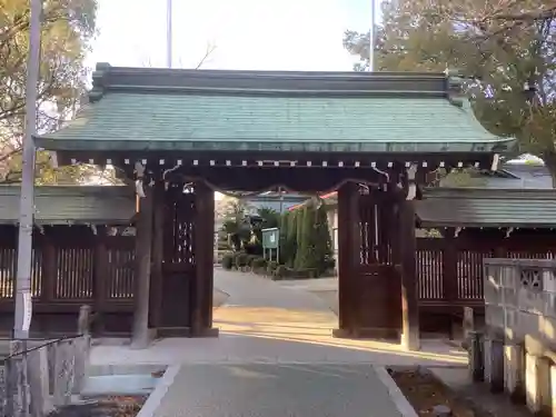 植田八幡宮の山門・神門
